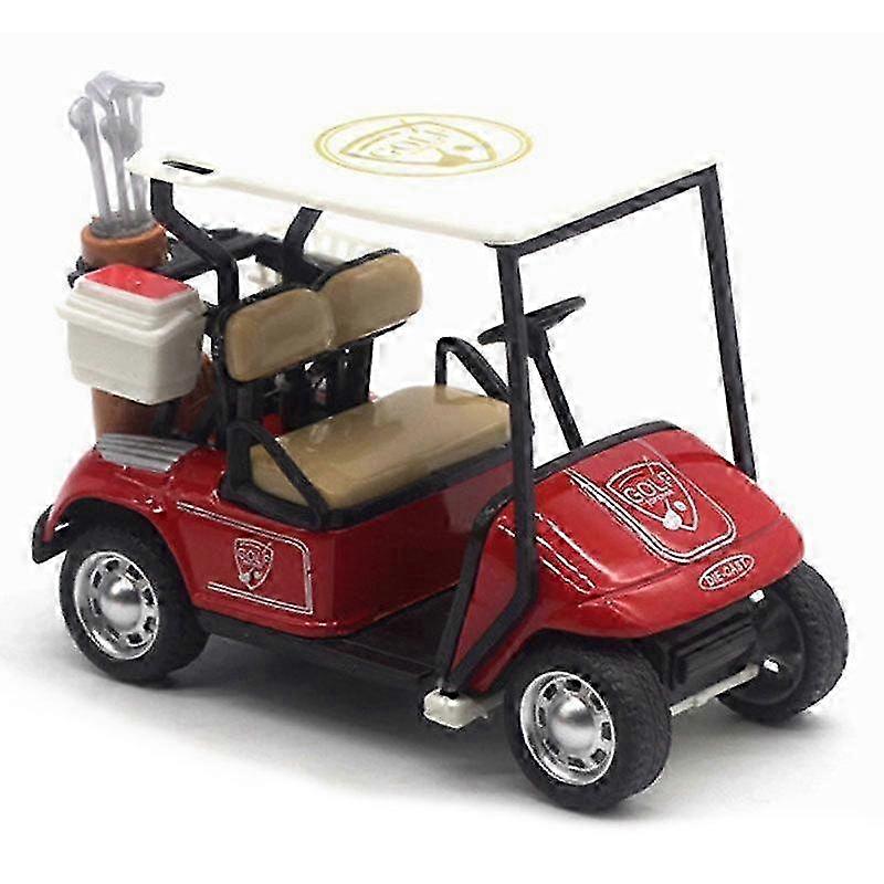 Alloy Pull-Back Golf Cart Model