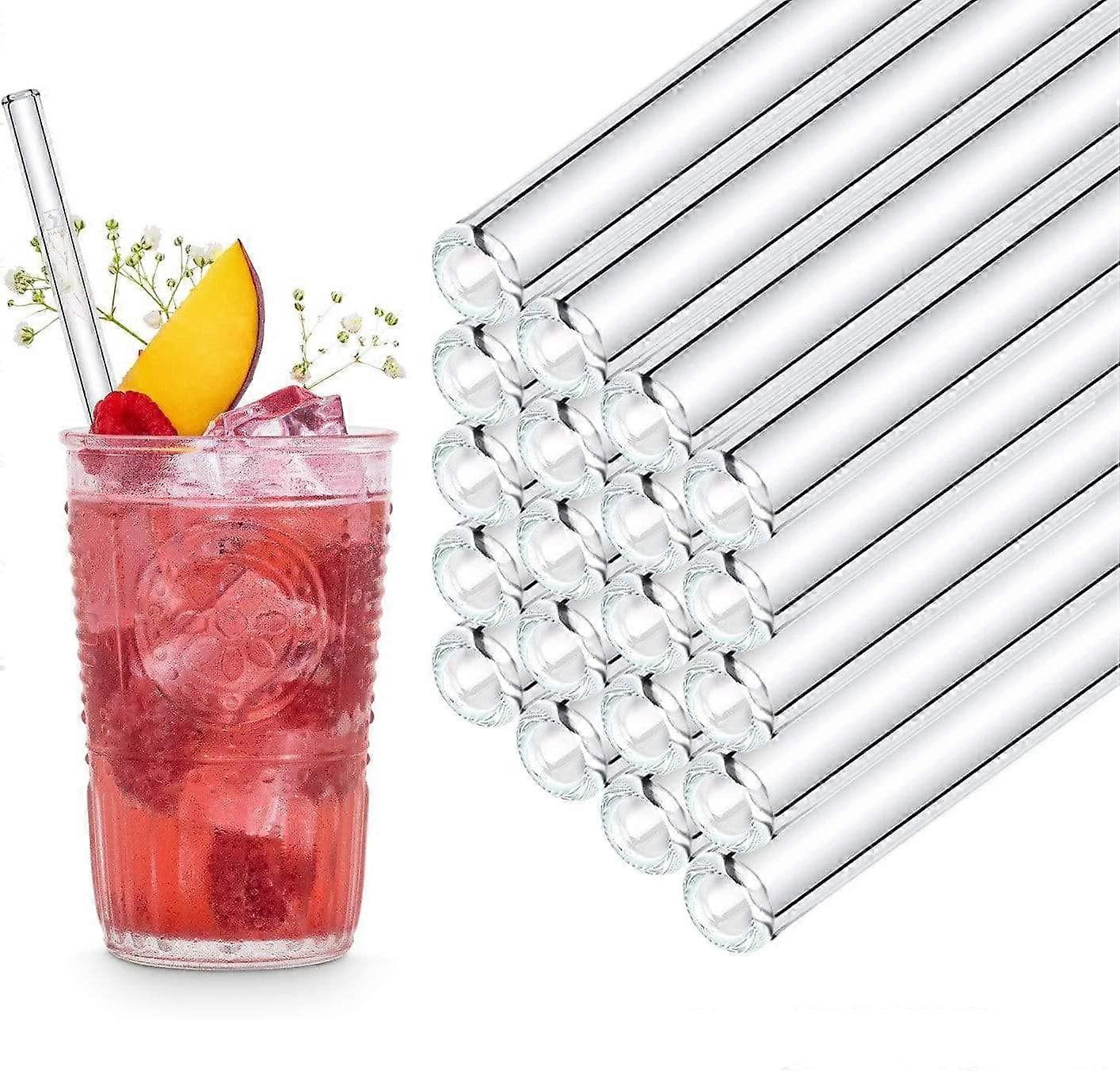 Clear Reusable Acrylic Rods for Drinking Straws and Creative Projects