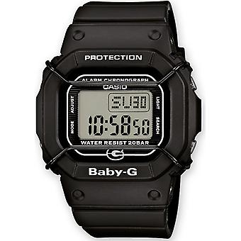 R.Casio baby-g black watch for Digital Quartz Woman with BGD-500-1ER Plastic Bracelet