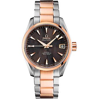 R. omega se.150m new aqua terra Automatic Analog Women's Watch with O23120392106001 Stainless Steel Bracelet