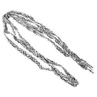 Grey Plush Shoe Laces for Sneakers with 1Pair Plush Shoelaces for Women Men