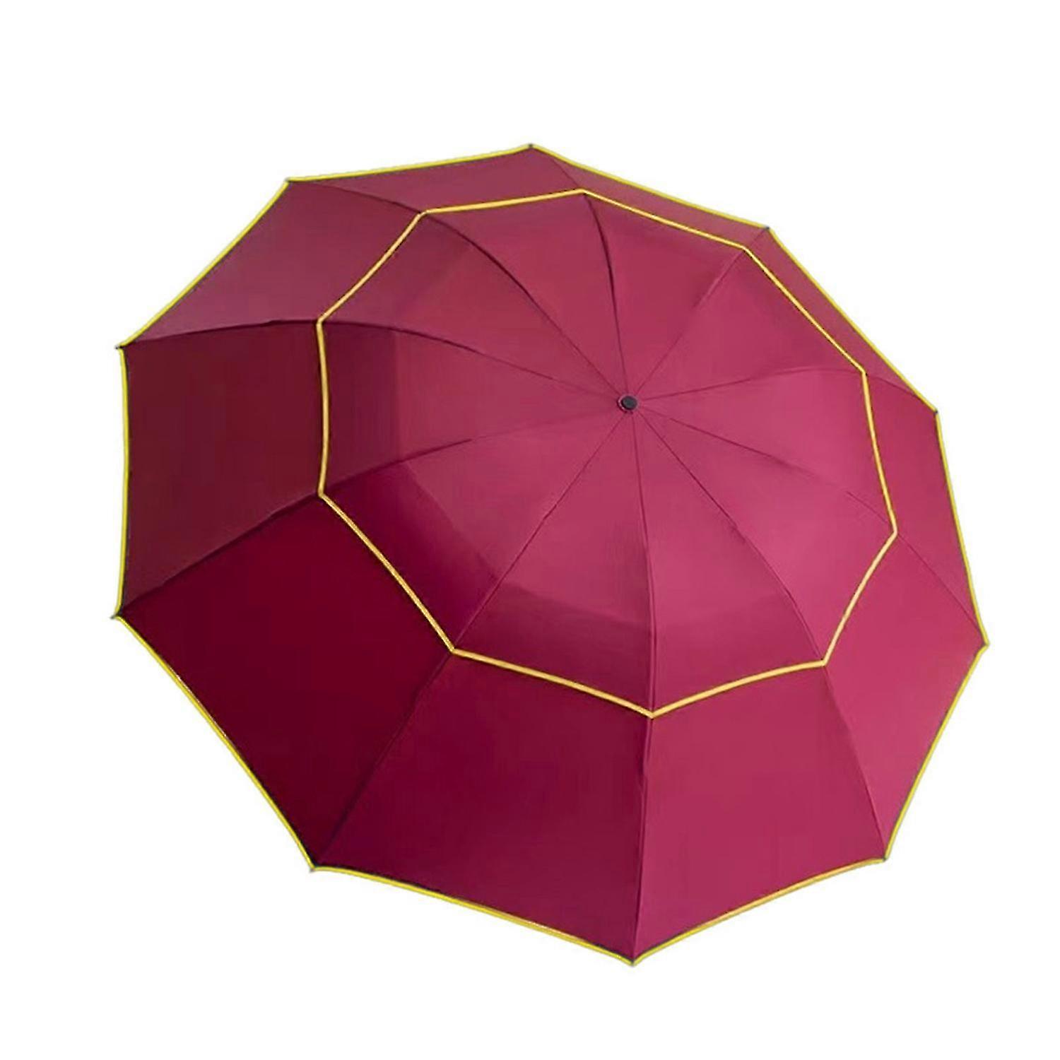 Extra Large Reflective UV Windproof Folding Umbrella
