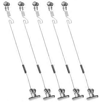 Fishing Bites Alarm Bells Metal Rod Fish Pull Notice Piece, Double Tone Cup Spring Wire Mount for Lake Rock Water Use During Casting Daily Multicolor