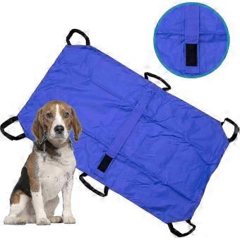 Transport Stretcher For Dogs | Emergency Animal Carrier With Safety Strap | 250 Pound Weight Limit | Pet Stretcher Size: 47 L X 29 W Inches_jyw3