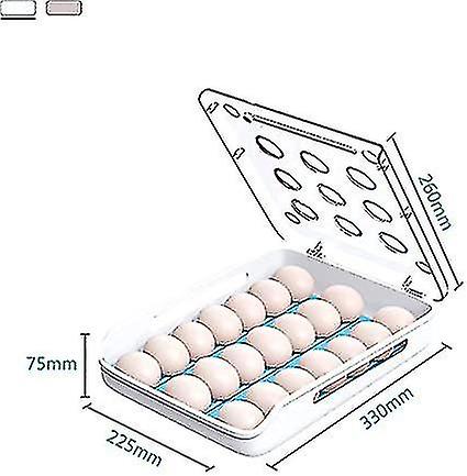 Refrigerator Egg Organizer Egg Tray Organizer Automatic Scrolling Egg Rack 4 Layer Egg Container I.953137158