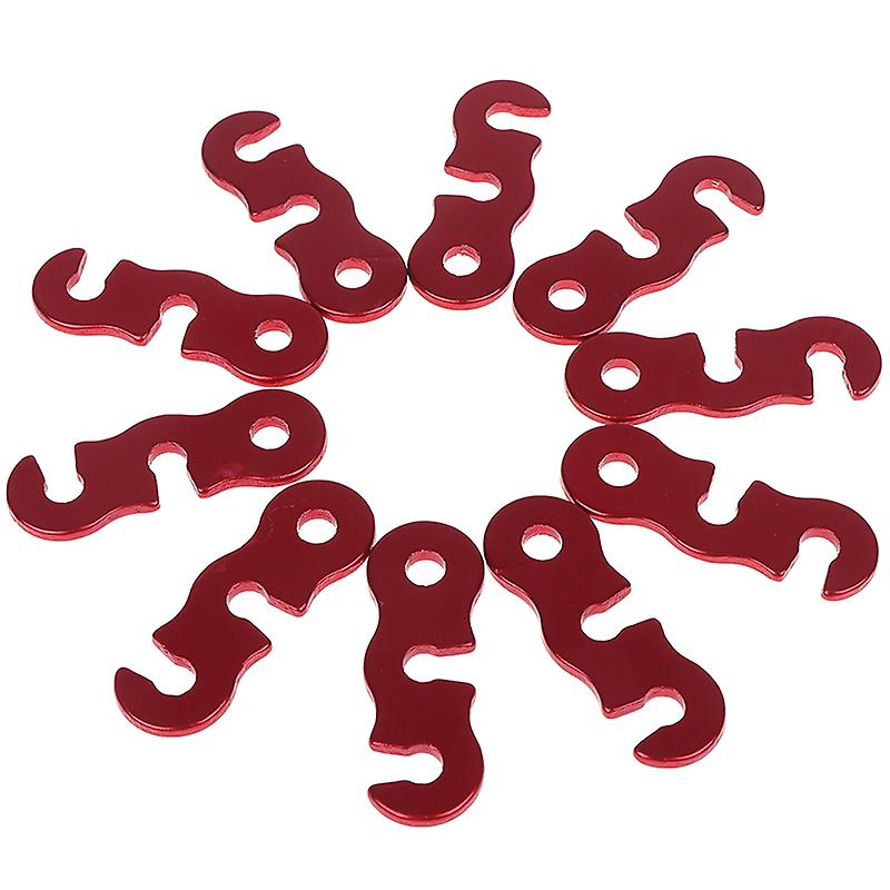 10pcs Aluminium Alloy Adjuster Tent Rope Tightener Tensioner Quick Release SHYTMV