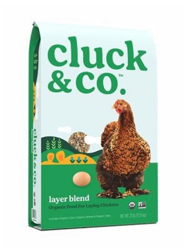 Cluck & Co. 3007241103 Poultry Supplies Organic Layer Blend in 25 Pounds Pack