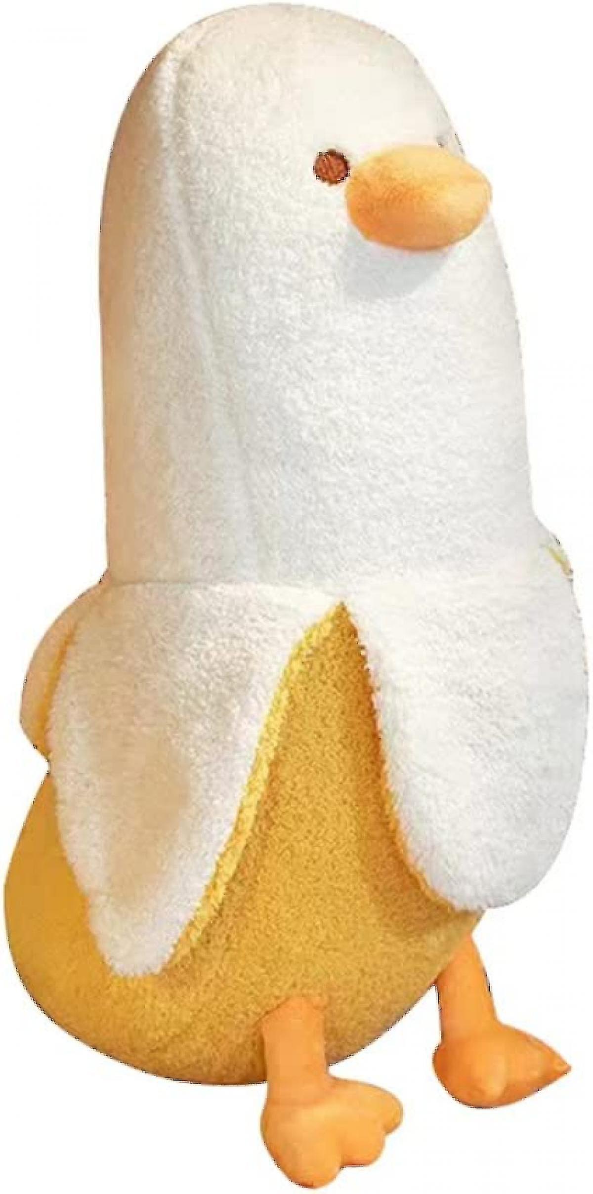 Banana Duck Plush Toy Cute Plushie Hugging Plush Pillow Duck Stuffed Animal For Girls And Boys(19.7in)