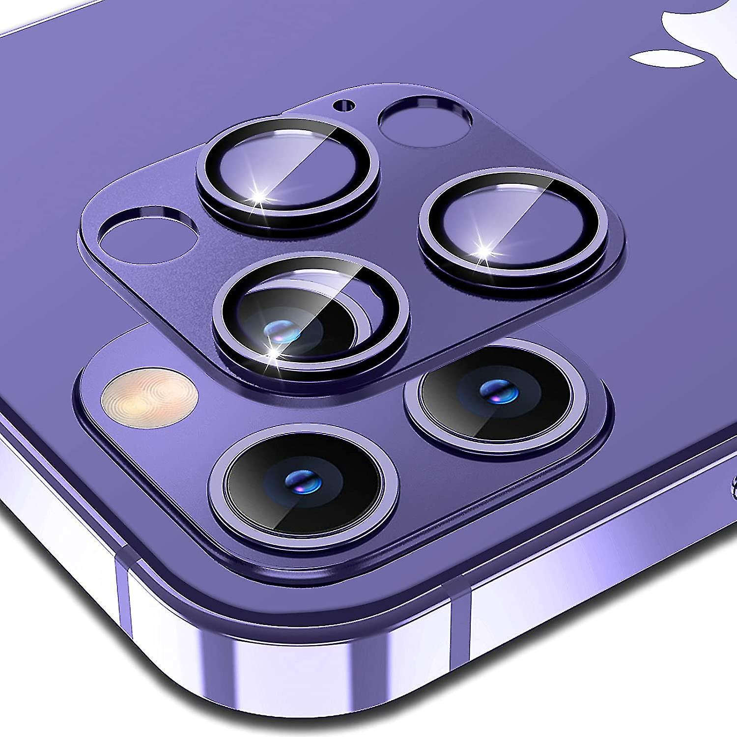 2pcs Camera Lens Protector Compatible With Iphone 14 Pro/iphone 14 Pro Max, Hd Tempered Glass Lens Film