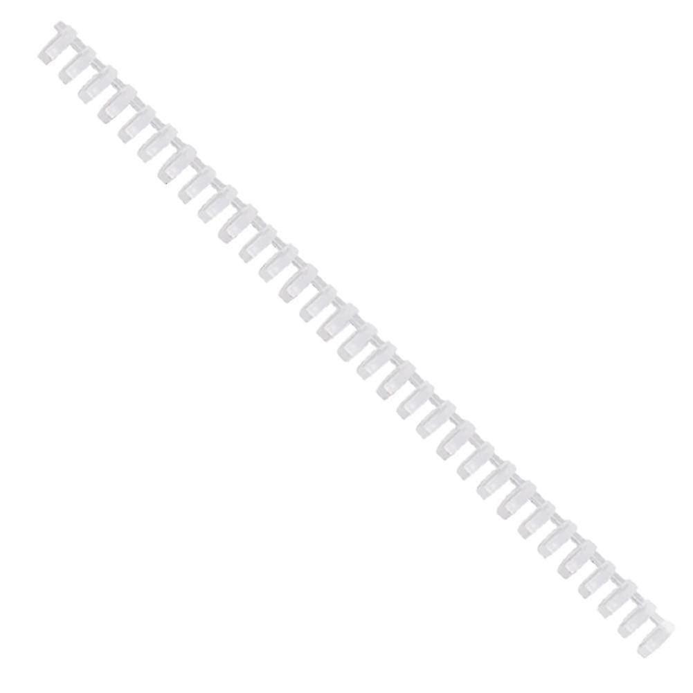 Transparent1 30 Holes Plastic Binding Spring Spiral Rings For Scrapbook & Notebook
