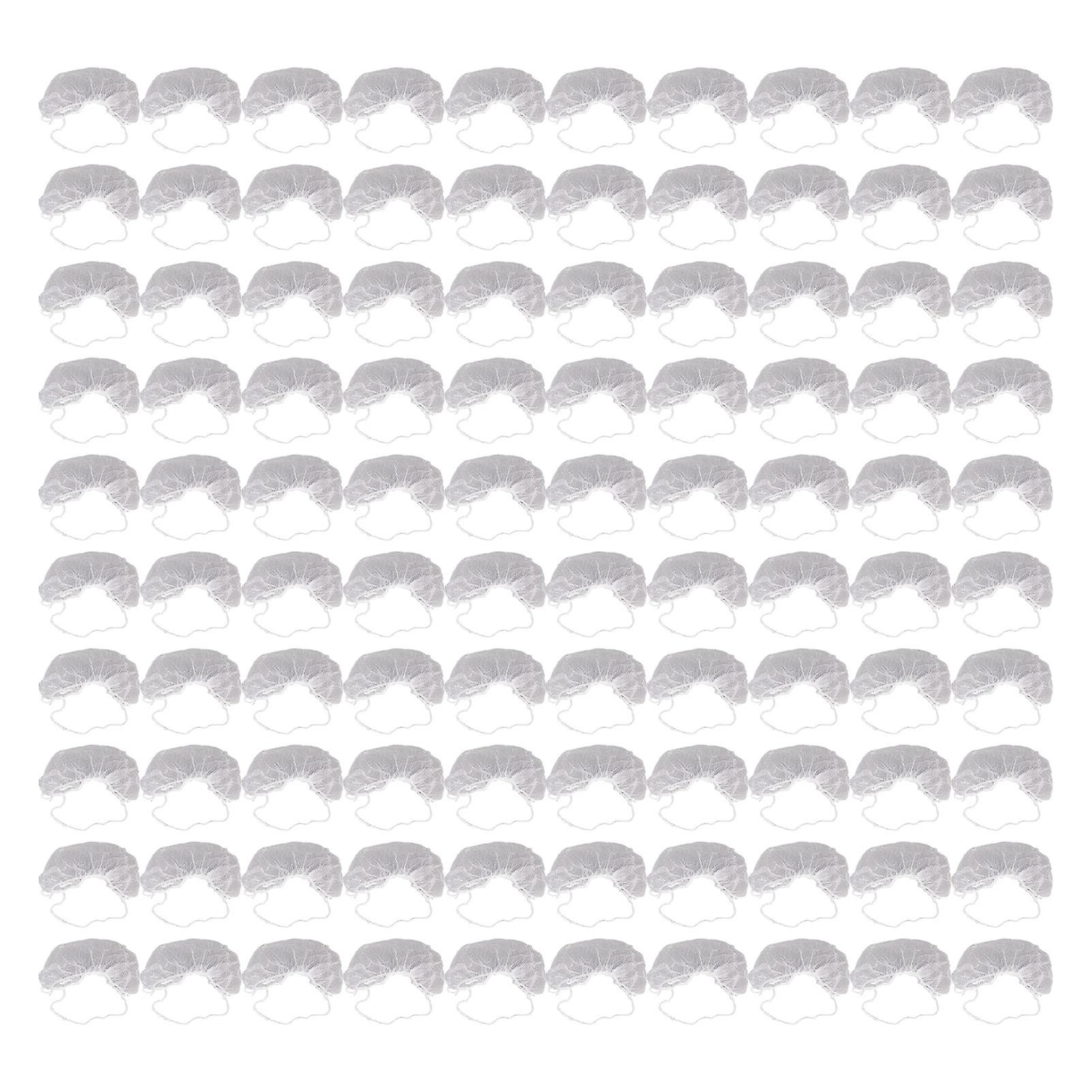 100pcs Beard Guards Jetable Nylon Élastique Respirant Latex Sans Beard Protector Nets