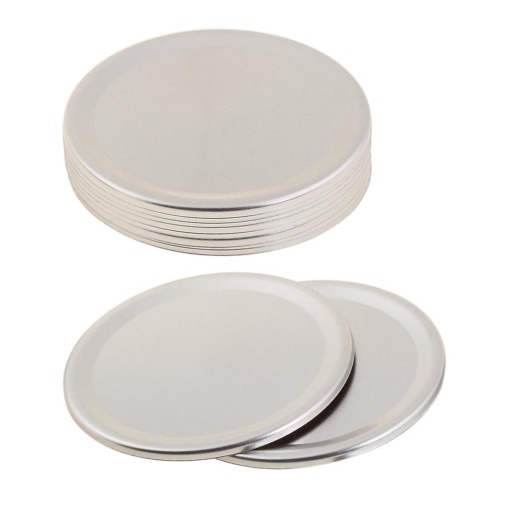 10 Pcs Regular Mouth Canning Lids Great for Mason Jars Metal Split-type Lids