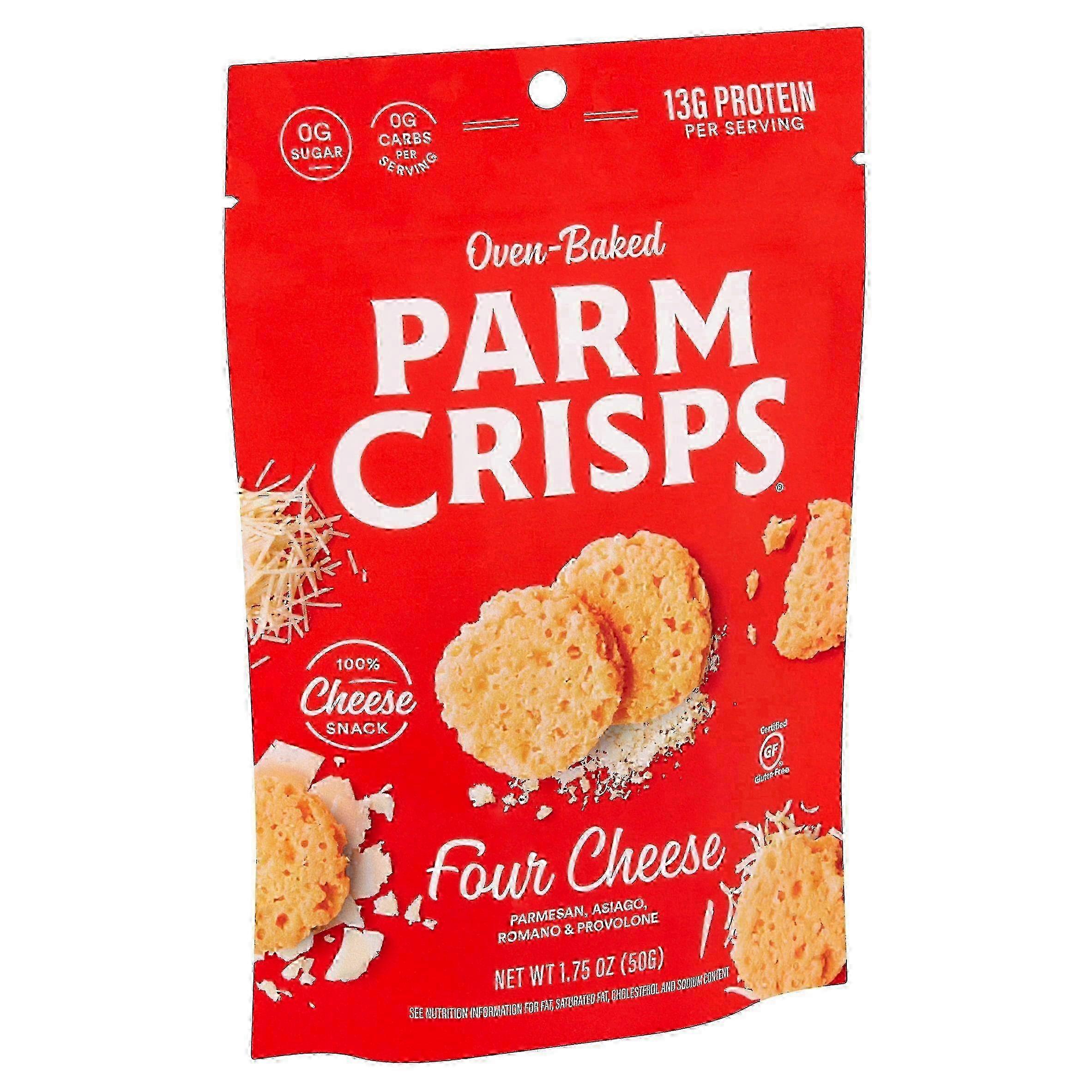 Parm Crisps Oven Baked Snack, Four Cheese, 1.75 Oz