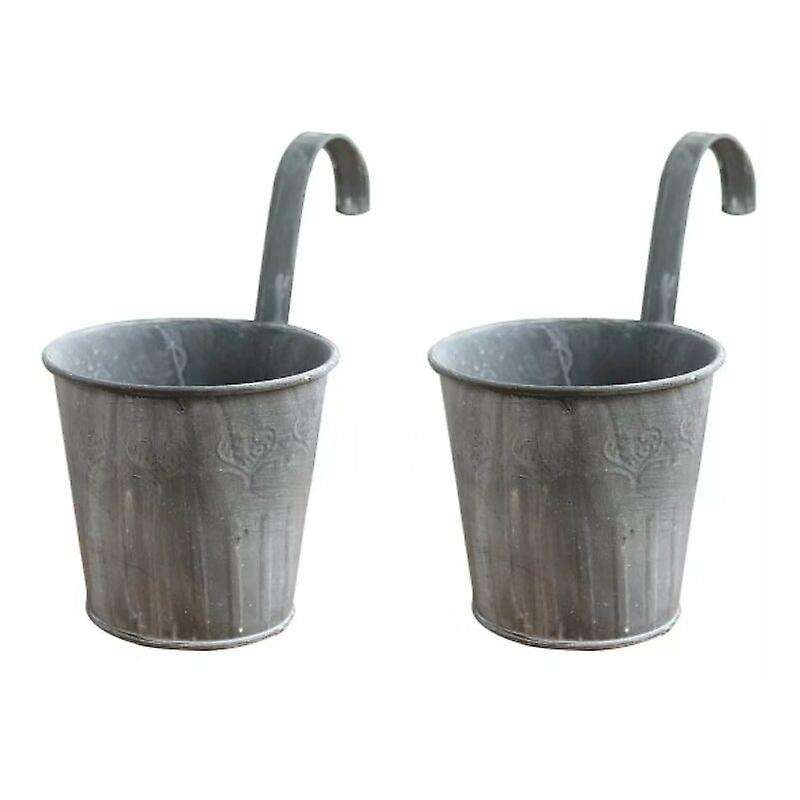 Blumentopf für den Außenbereich, Pflanzenhalter für den Außenbereich, Übertopf zum Aufhängen, Hängetopf, skandinavische Deko, Gartendekoration (2 Blum