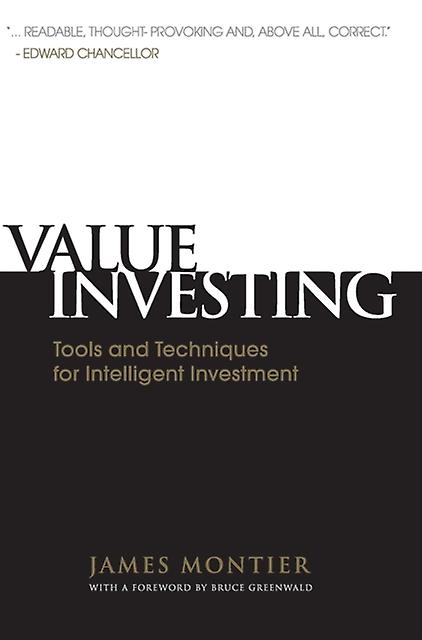 Value Investing by James Societe Generale Montier Hardback Book