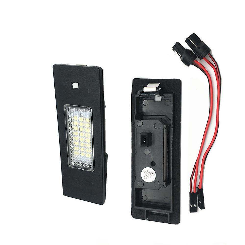 2pcs Led License Lamp Car Number Plate For Bmw 1 Series E81 E87 E63 E64 M6 E85 E86 Z4 F12 F13 F20 K48