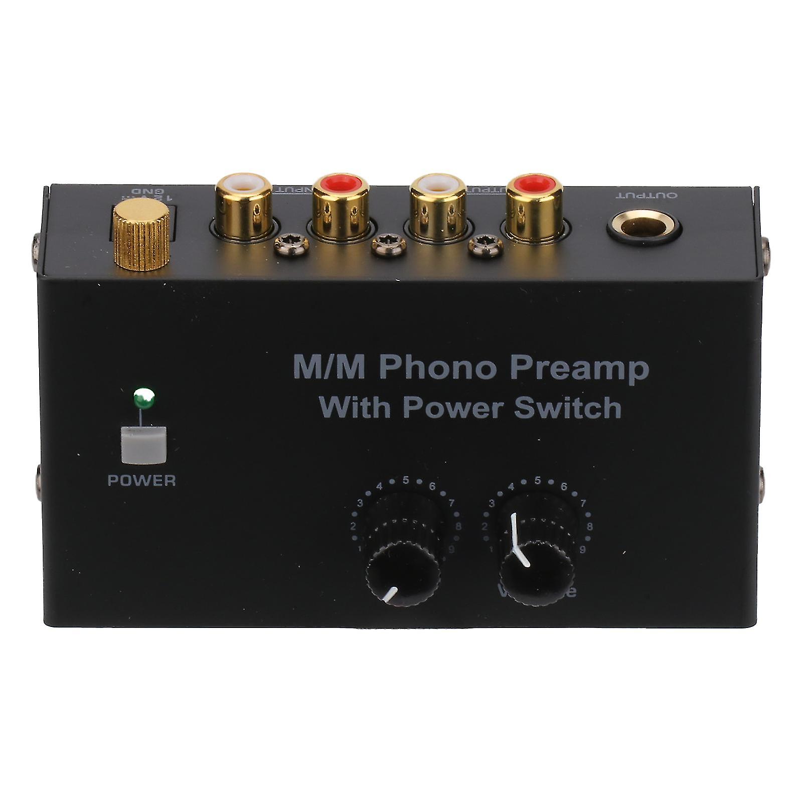 Kgzpp500 Phonograph Preamplifier Mini Line Level Signal Rca Input/output High Fidelity Sound Turntable Preamp For Office
