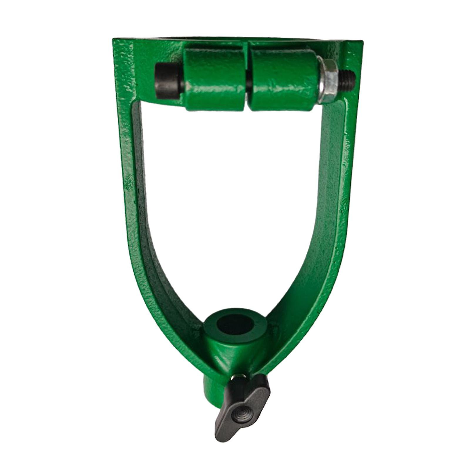 Square Hole Drill Fixed Bracket for Drill Machine Woodworking Bench Mortiser Green