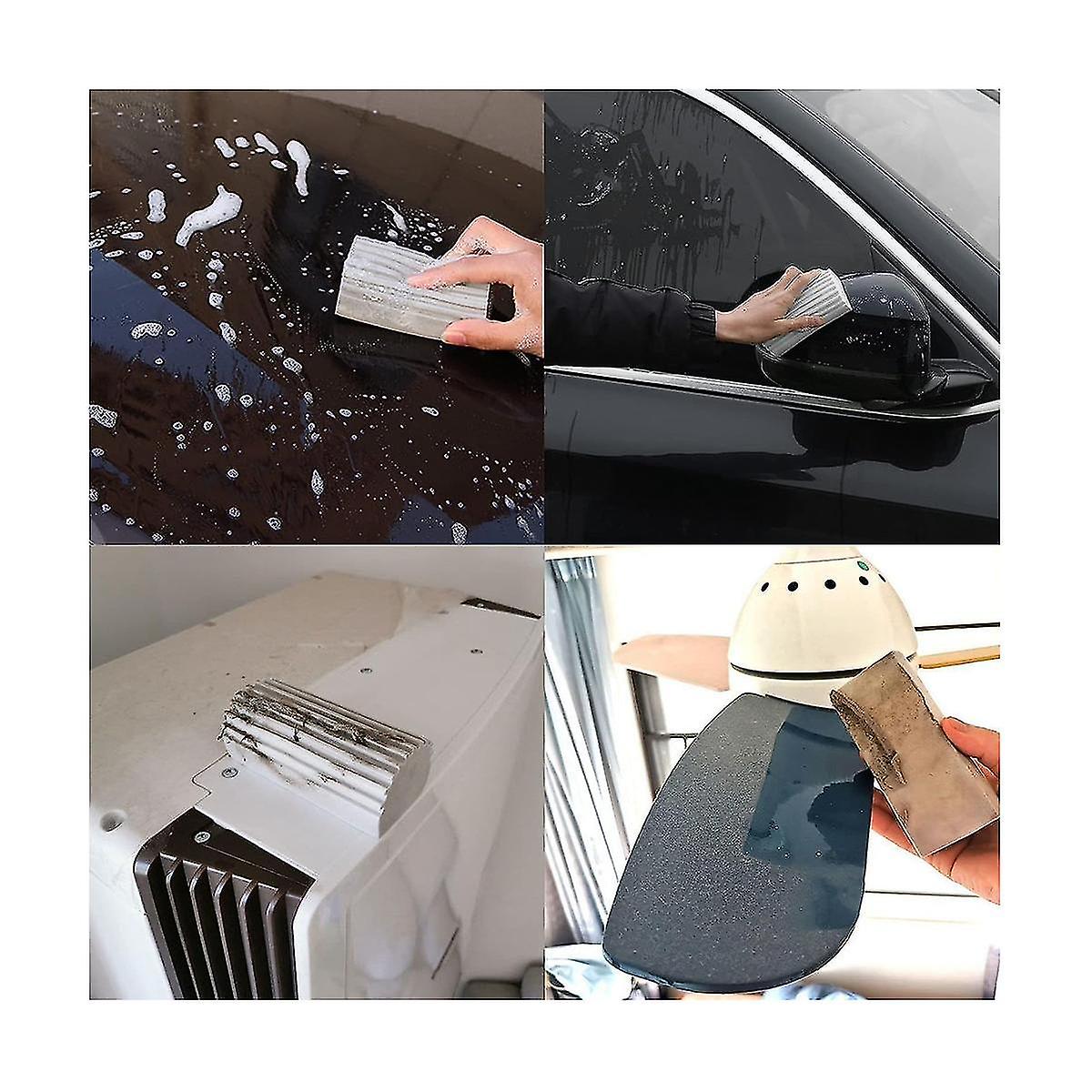 4pcs Damp Duster Sponge Cleaning Brush, Wet Cleaning Sponge, Dust