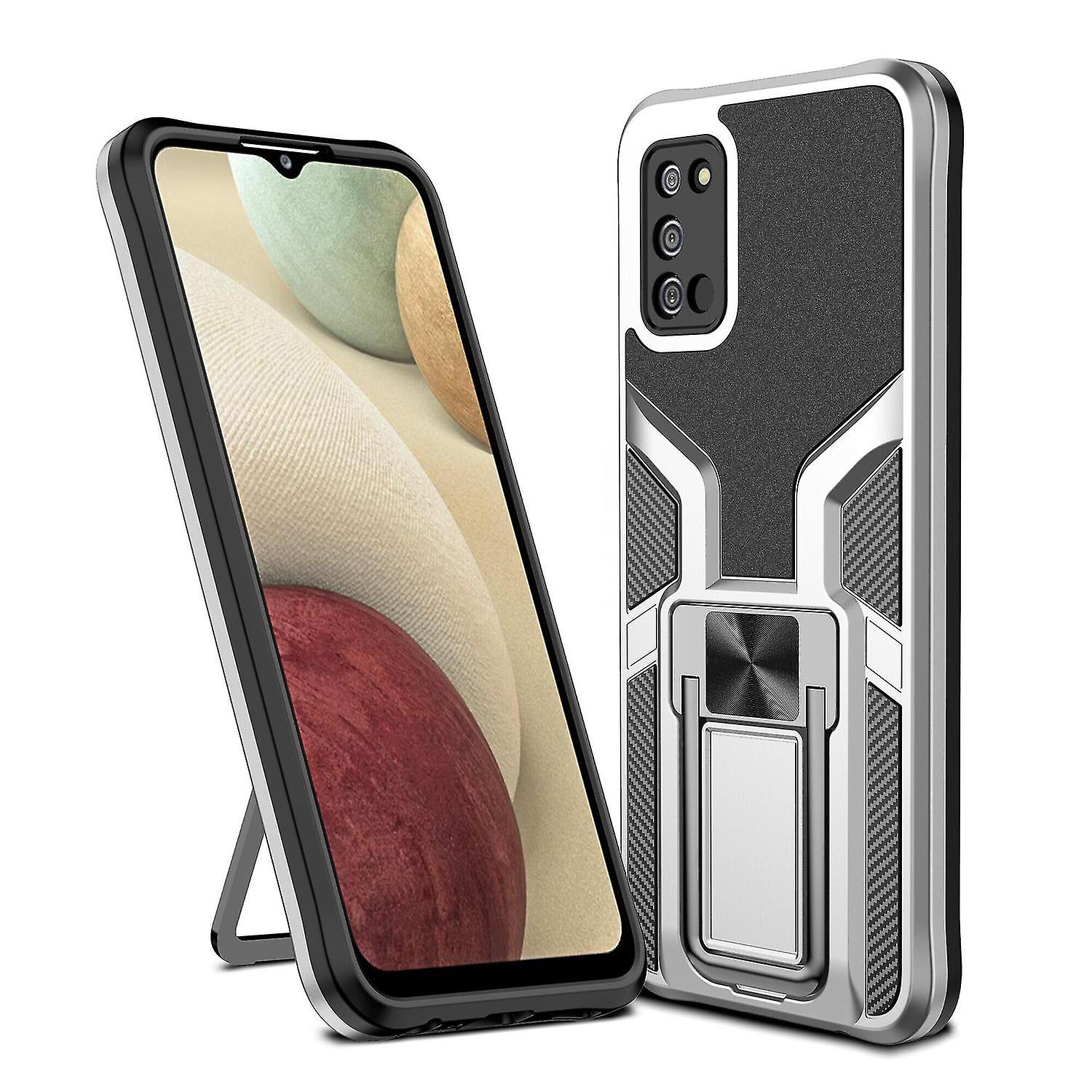 Case For Samsung Galaxy A02s Full-body Shockproof Bumper - Argent