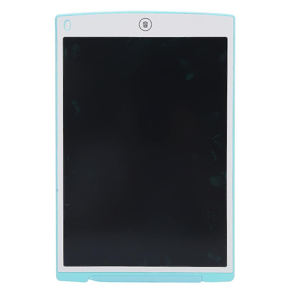 12in LCD Hand Writing Pad Eye Protection Children Drawing Electronic Tablet Board with Pen(Blue(with Lock Key) )