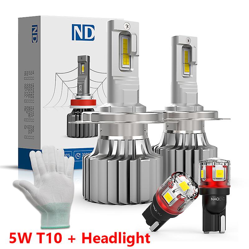 5w T10 X Scheinwerfer-naoevo H7 LED-Glühbirne Canbus 140w 30000lm H4 Hi/lo Beam 6500k Auto LED-Scheinwerfer Hb4 9006 H11 H3 9012 Nebelscheinwerfer 12v Autoteile
