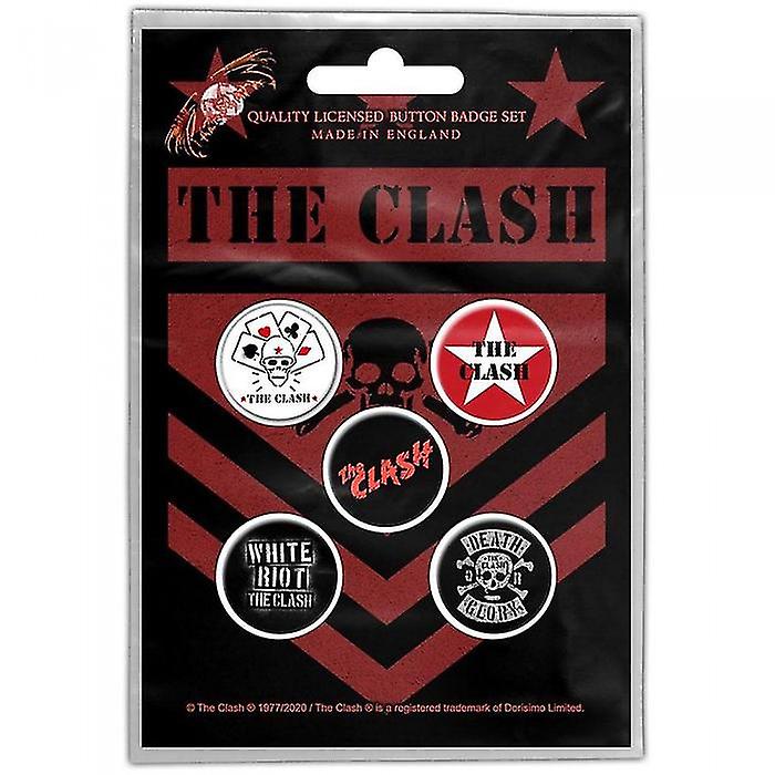 The Clash London Calling Badge (Pack of 5)