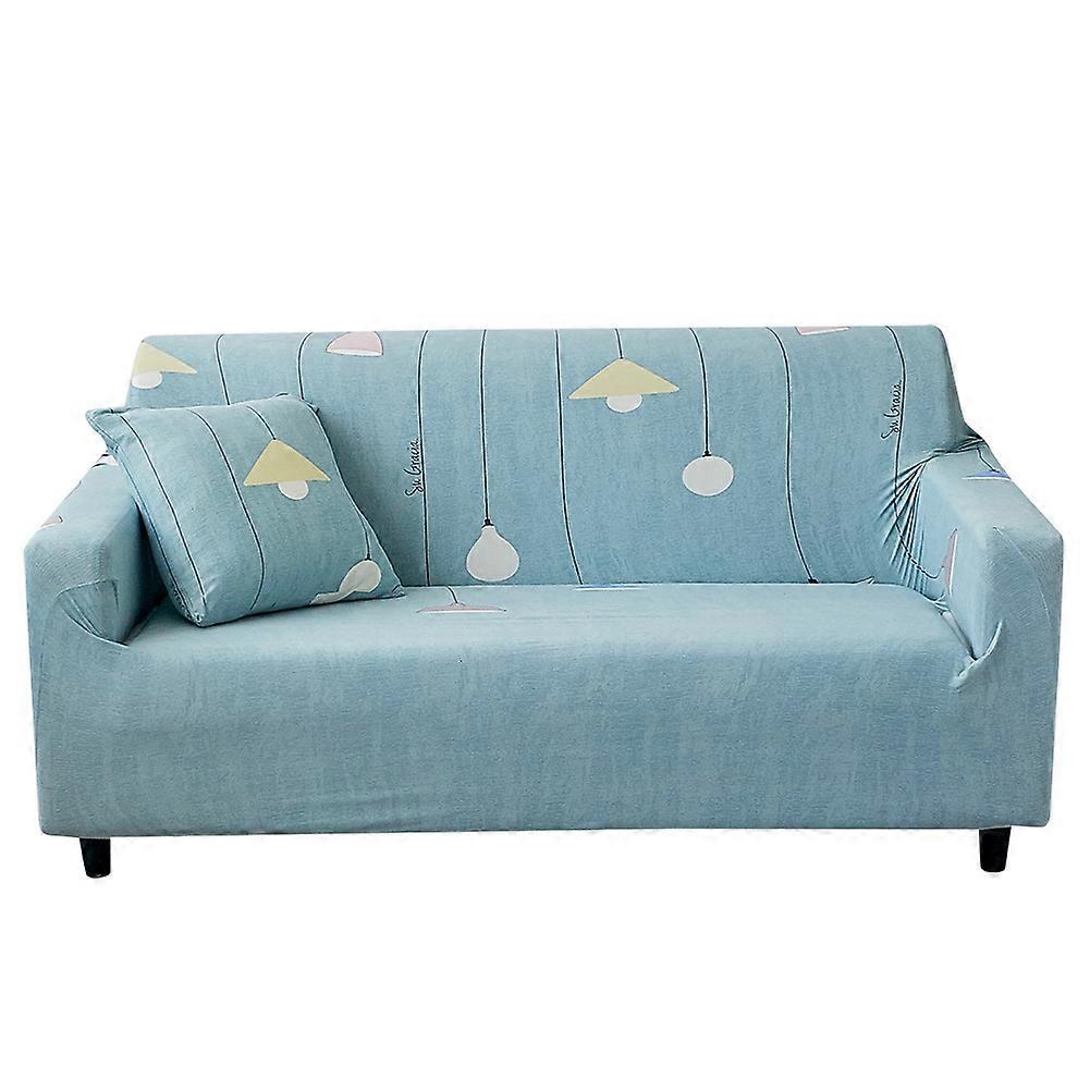 Fashionable Lamp Pattern Soft Polyester Sofa Cover Slipcover Decor (for 4 Seat Sofa)