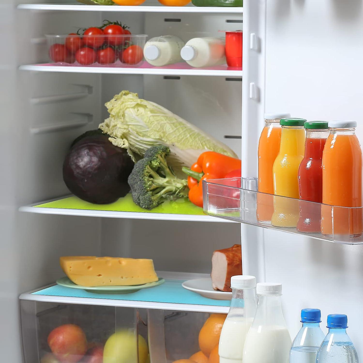 Refrigerator Mats Set - Washable Fridge Liners For Kitchen Organization