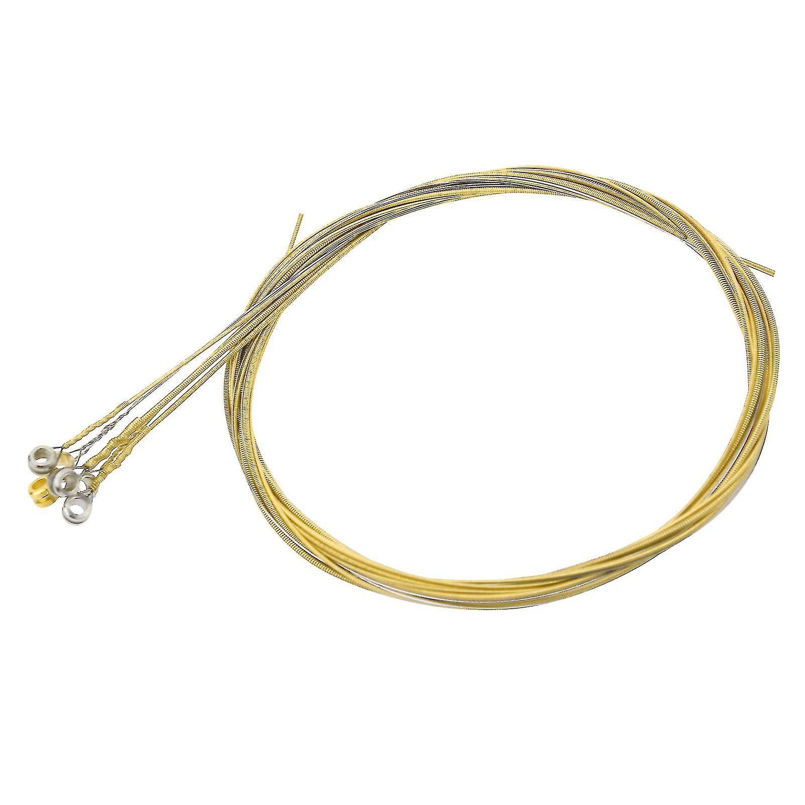 Acoustic Guitar String Replacement AntiRust Coating Light Musical Instrument Accessories(Brass )