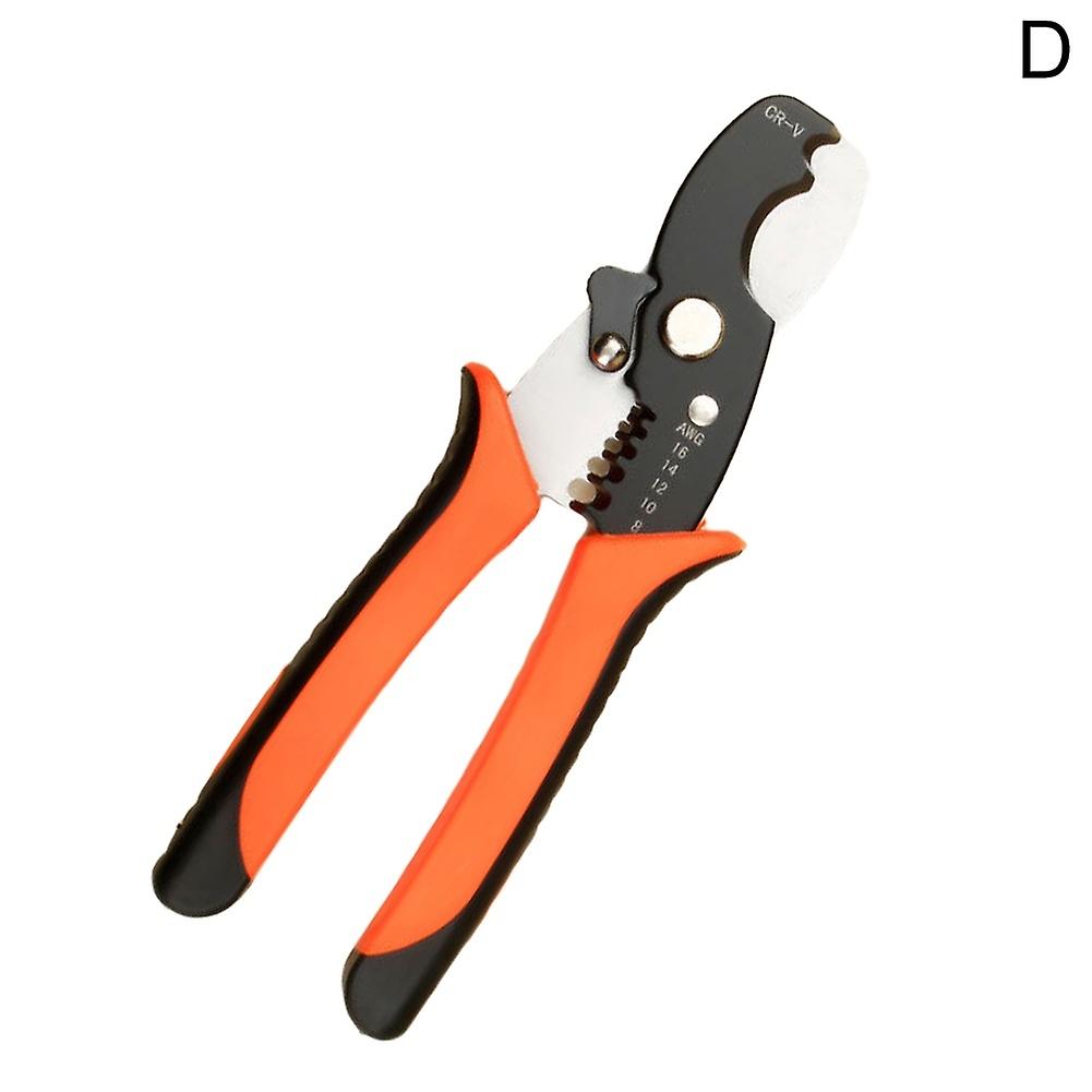 ZHOUBA Multifunction Wire Stripper Cable Crimper Automatic Terminal Cutter Pliers Tool