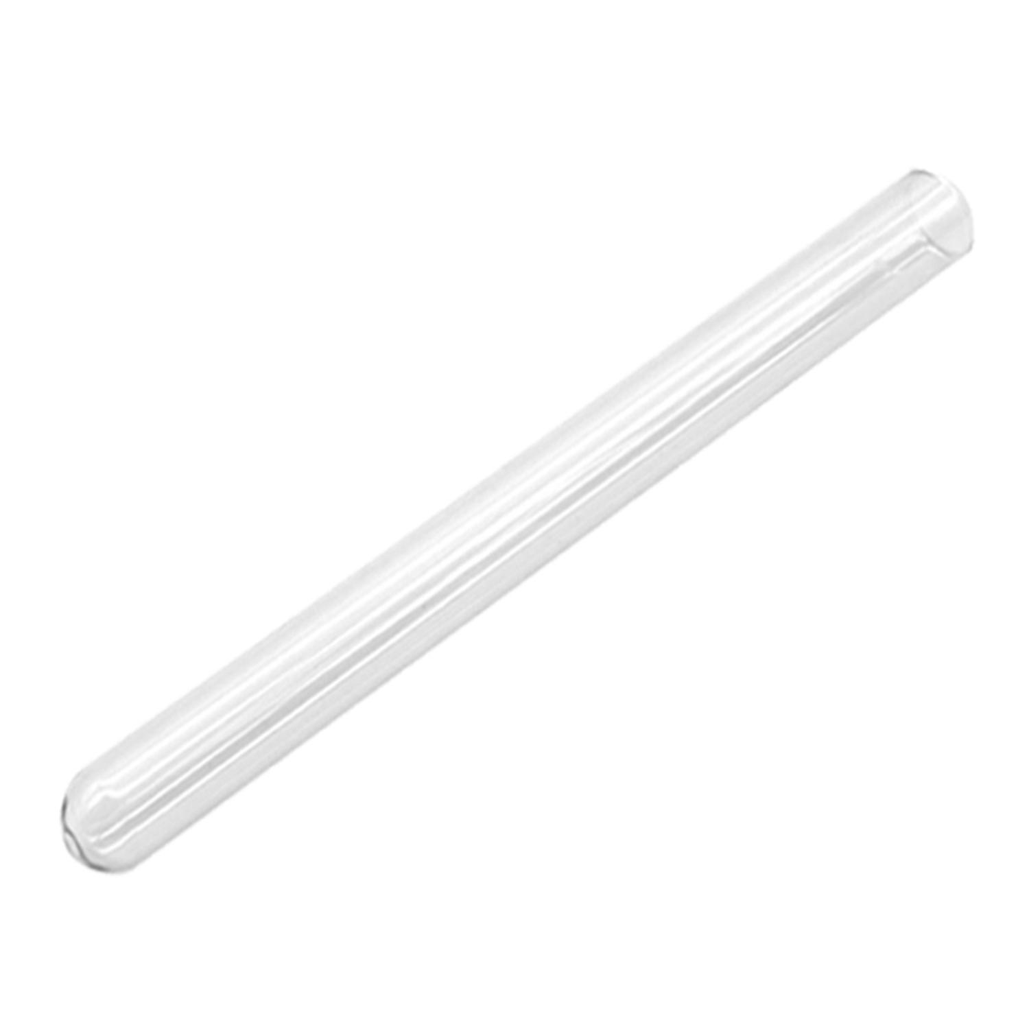 ZHOUBA Round Bottom Baking Mouth Glass Test Tube Vial Experiment Teaching Instrument