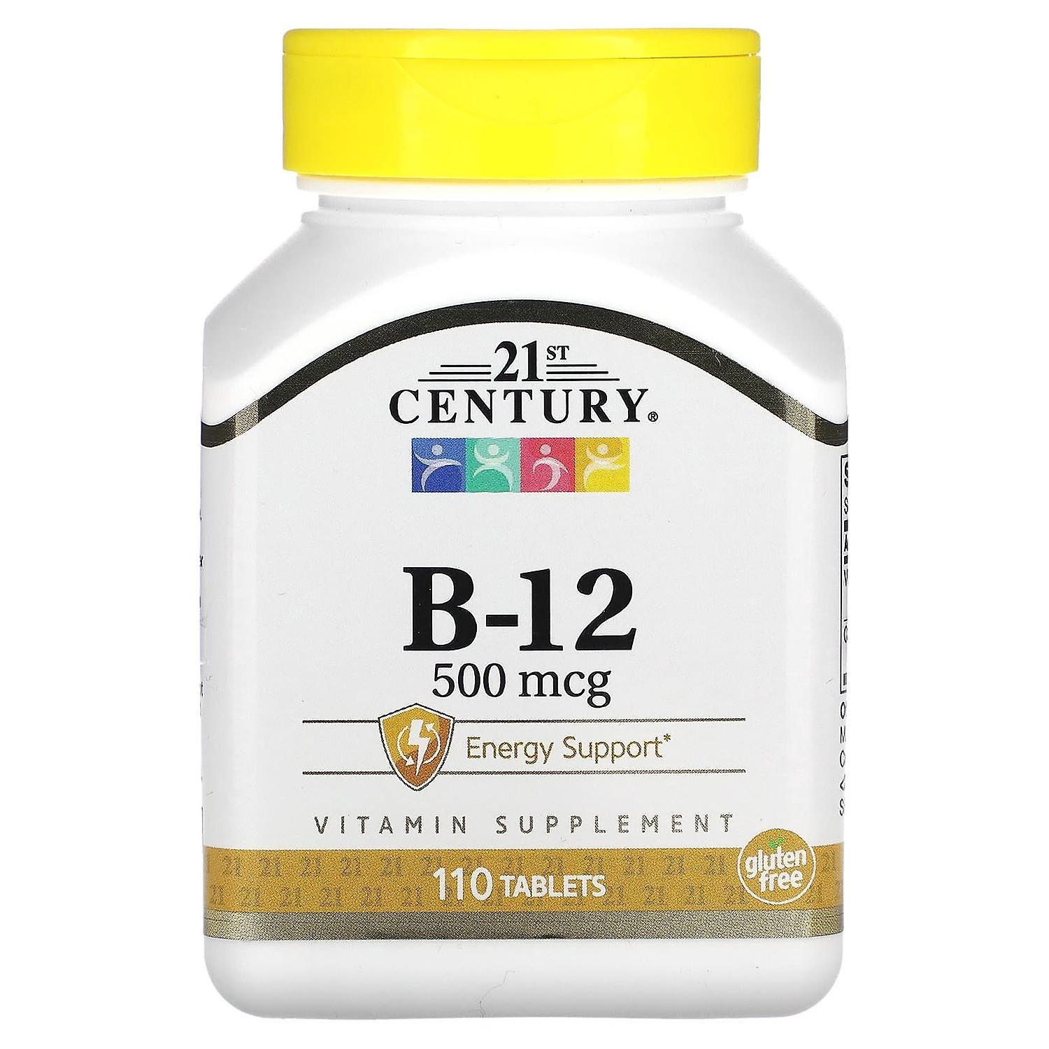 21st Century, B-12, 500 mcg, 110 Tablets