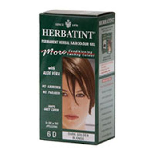 Herbatint Permanent Dark Golden Blonde (6d), 4.56 Oz (Pack of 4)