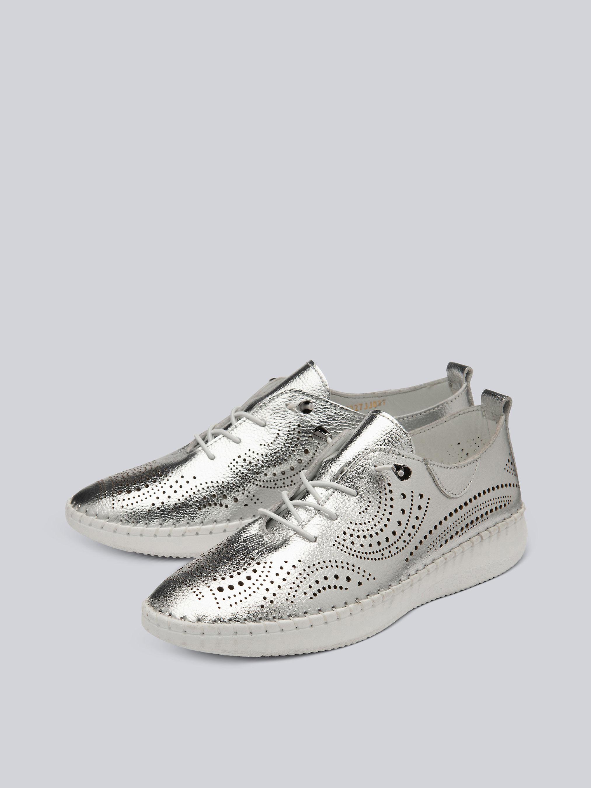 Lotus Katya Shoes in Silver