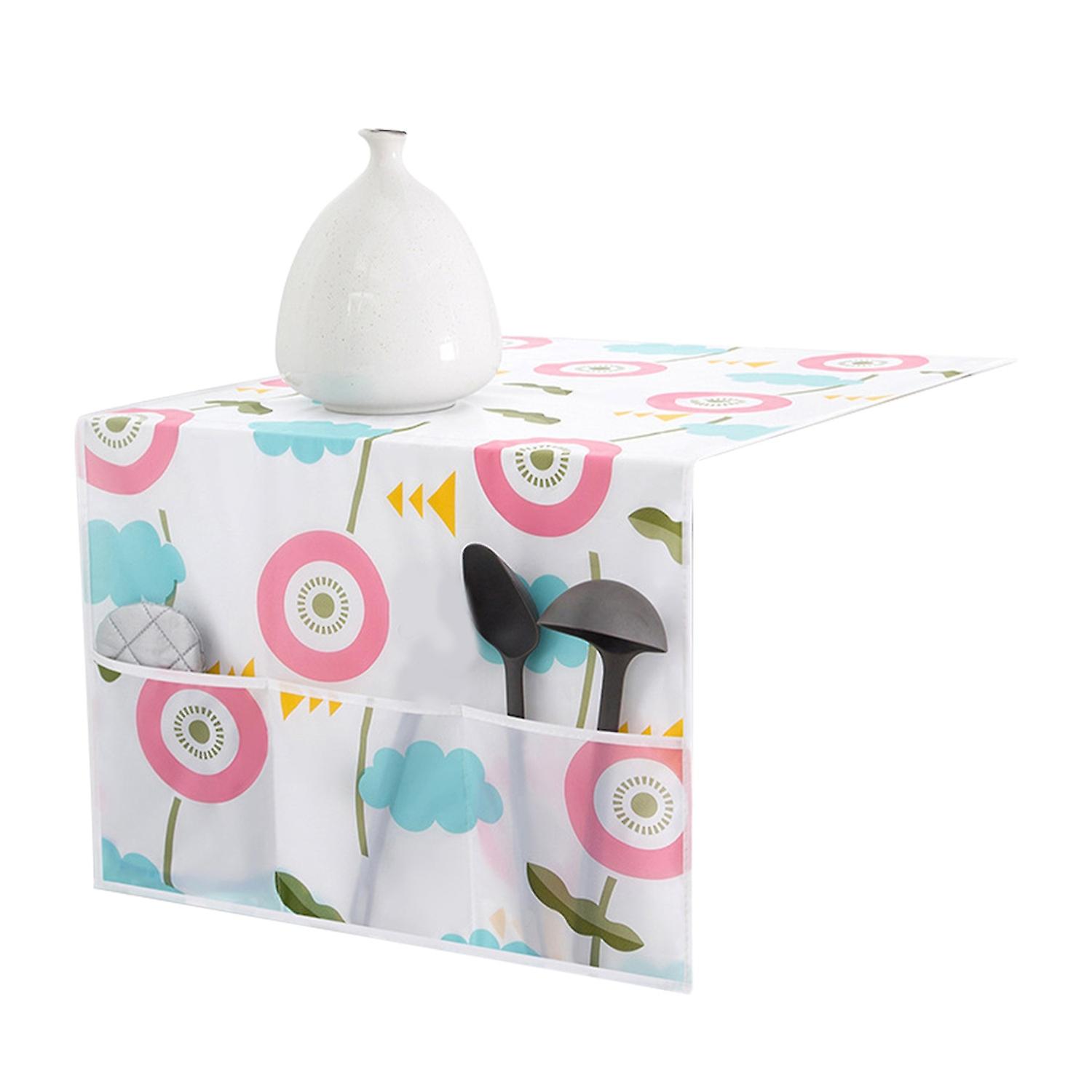 Moisture Proof Refrigerator Dust Cover Foldable PEVA Convenient Practical Refrigerator Cloth for