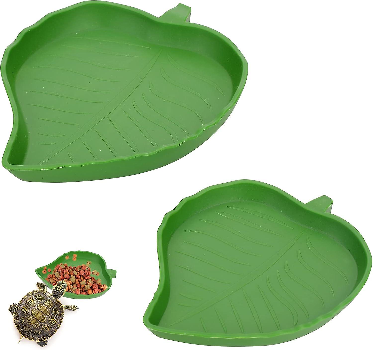 Set of 2 Reptile Water Bowls - For Lizards, Hamsters, Snakes - 2 Sizes
