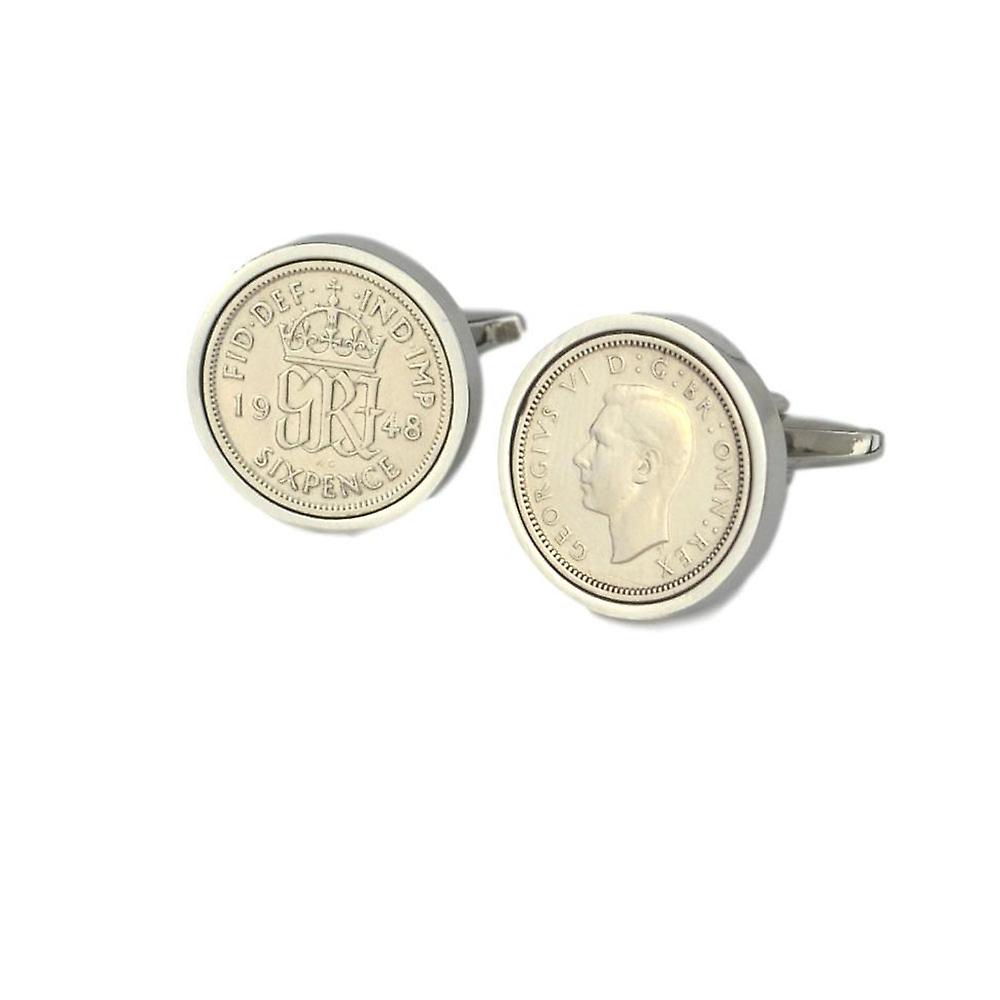 Lucky Sixpence Cufflinks | 1948