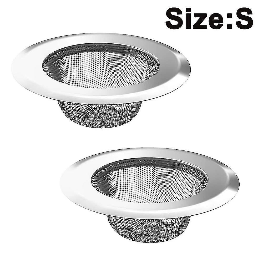 2-Pack Stainless Steel Kitchen Sink Strainer Set