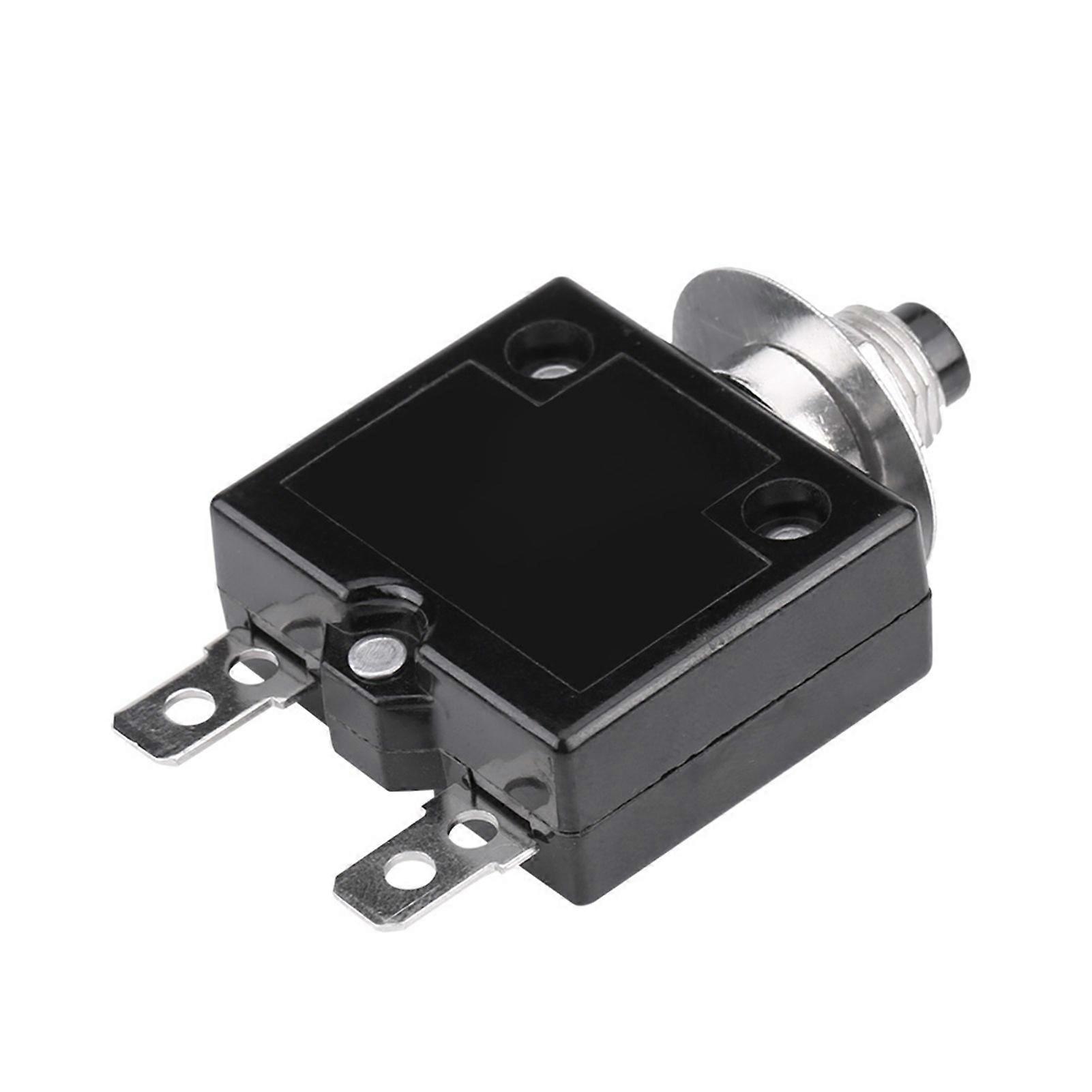 Thermal Switch Reset, Manual Reset Thermal Switch Circuit Breaker Overcurrent Overload Protector Manual Reset Thermal Switch Circuit Breaker(5A)
