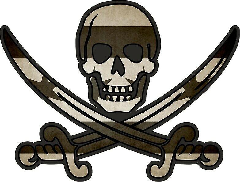 贴纸贴纸海盗杰克机架卡利科国旗国家芝加哥直流迷彩服