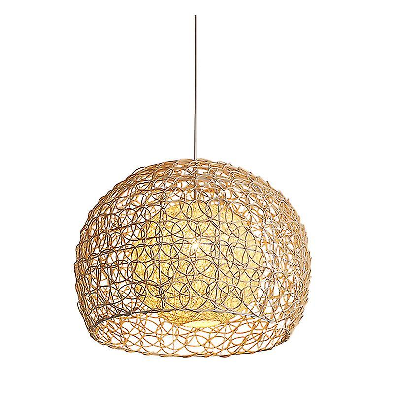 1pcs Rattan-woven Chandelier Cover