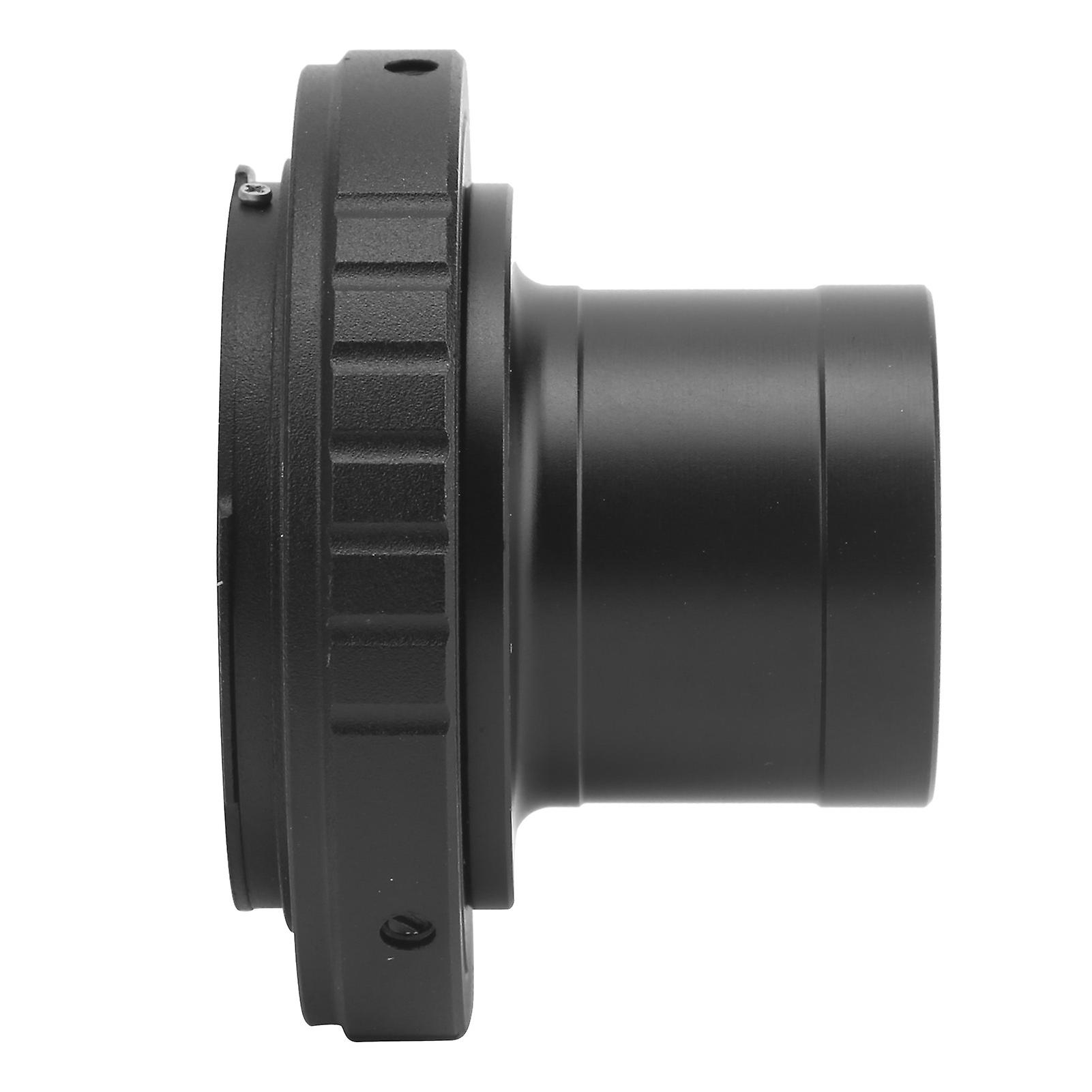 Telescope 1.25in T Mount Adapter Ring for OM Mount Camera Black
