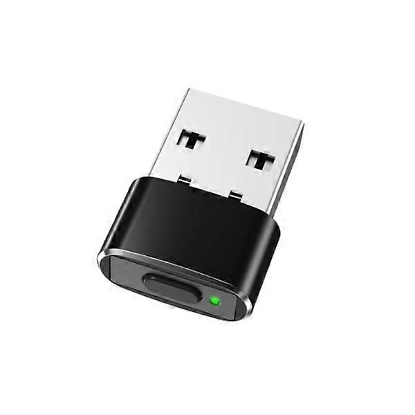 USB Mouse Jiggler Undetectable Mouse Mover musta