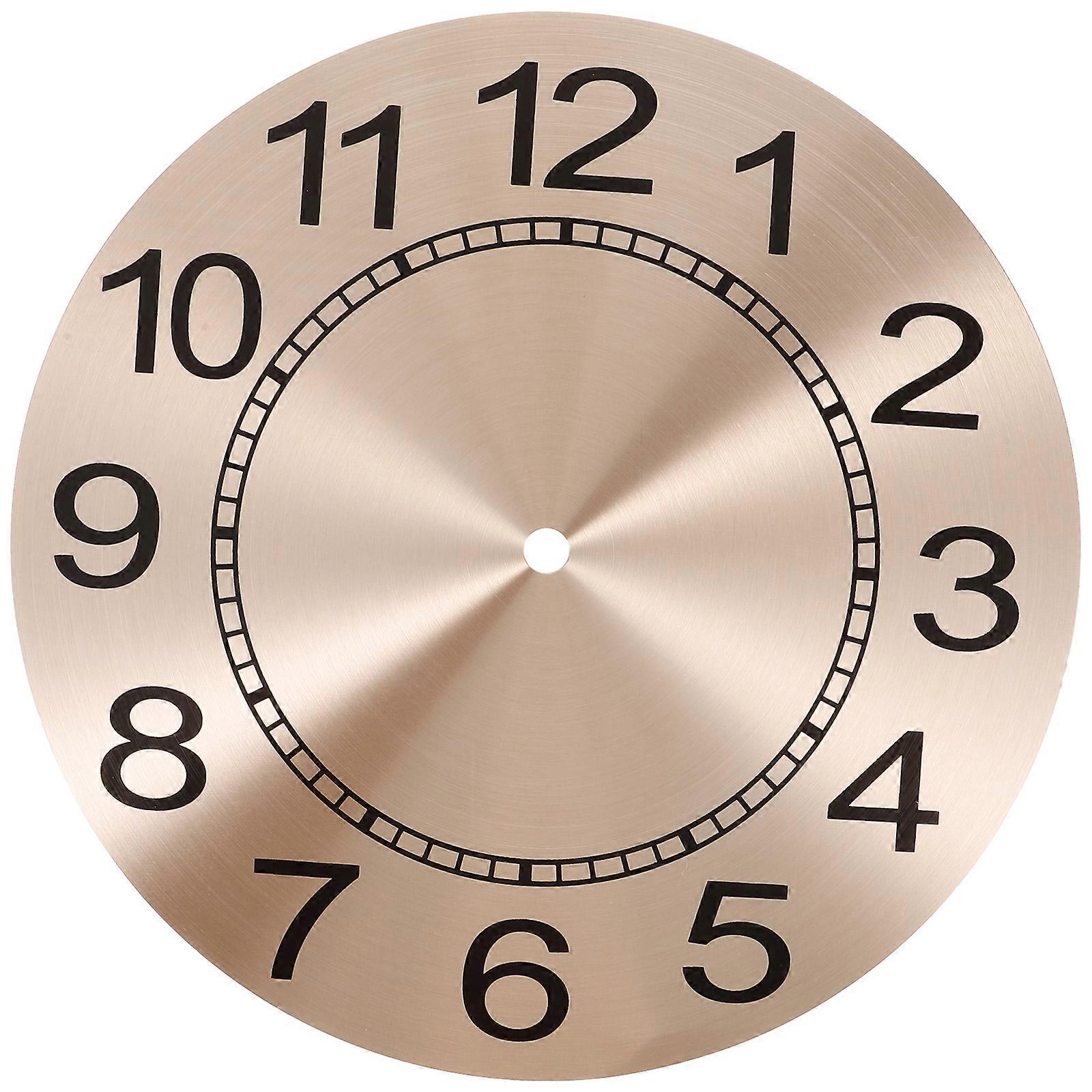 Replacement Wall Clock Dial Round Clock Dial Panel DIY Digital Clock Dial Clock Part