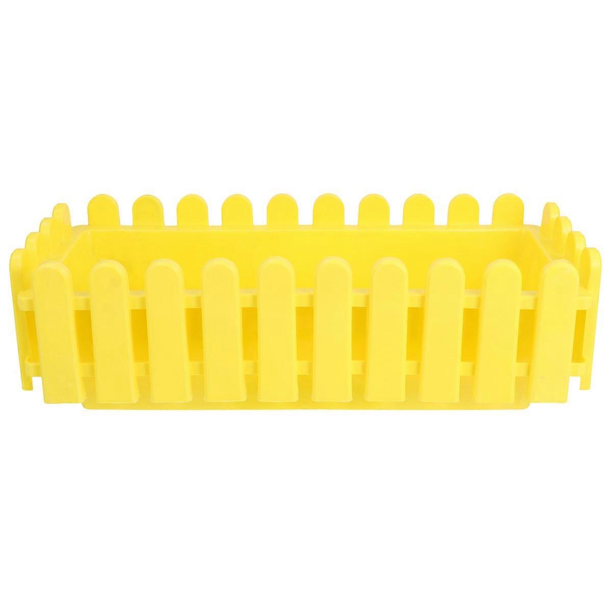 Cerca de plástico rectangular Macetas Plantas verdes Maceta suculenta maceta