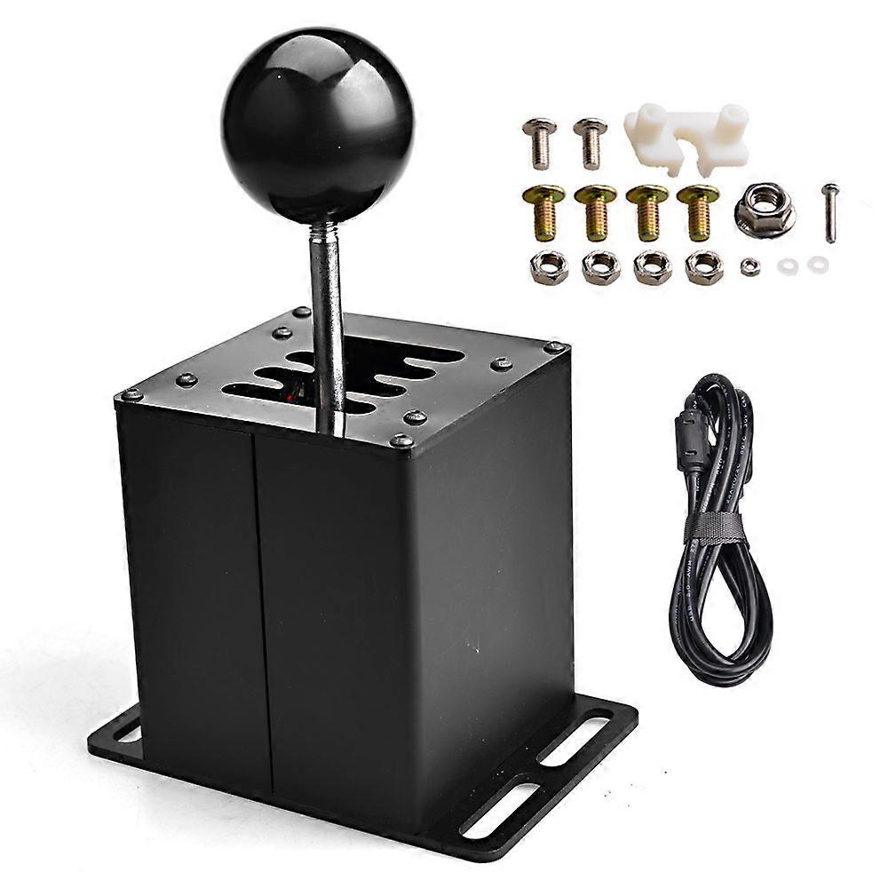 Μαύρο χειρόφρενο PC Usb Sim συστημάτων χειρόφρενων παιχνιδιών αγώνων Logitech 16bit για τα αγωνιστικά παιχνίδια G25/g27/g29 T500 T300