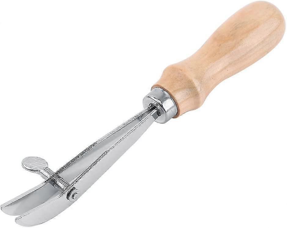 Adjustable Edging Tool Leather Working Tool Wood Handle