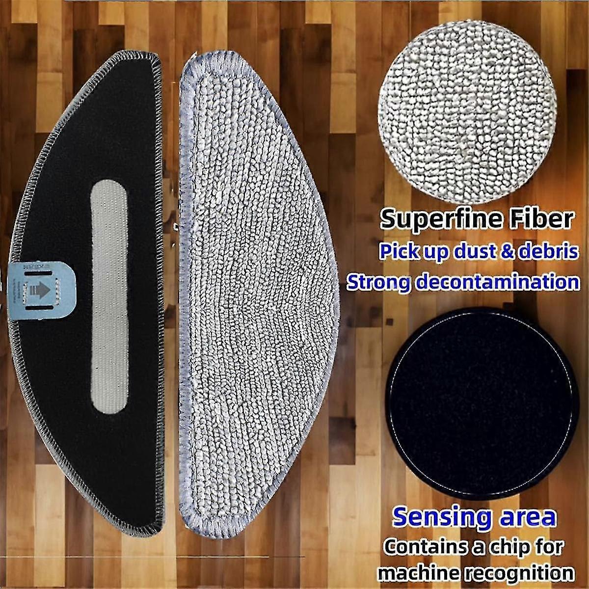 Replace Kit For Combo I5, I5+, J5, J5+, Dual Multi-surface Rubber Brushes, Filters, Mop Pads, Side