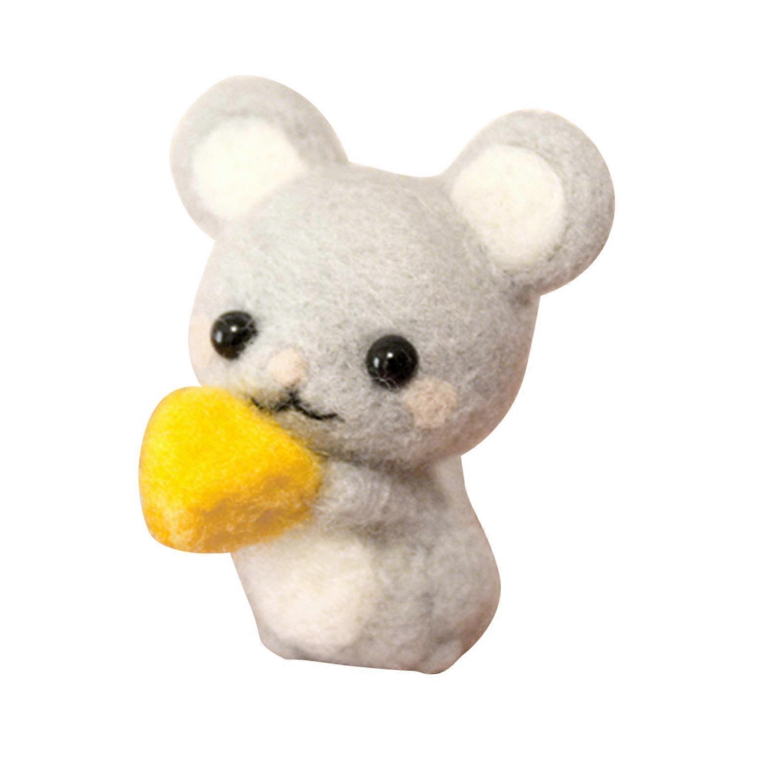 cute pattern handmade diy poke wool felts material production package